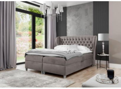 Chesterfield Boxspringbett Luxus Schlofkummer Ariichtung Modern Gepolstert Bett