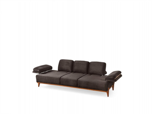Stilvoll Sofa Garnitur Designer Stoff Sofa Polster Sofas Holzgestell Miwwelen