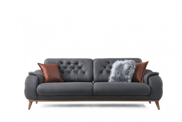 Sëtzgrupp 3+3+1+1 Designer Wunnzëmmer Set Modern vu 4 Stécker nei