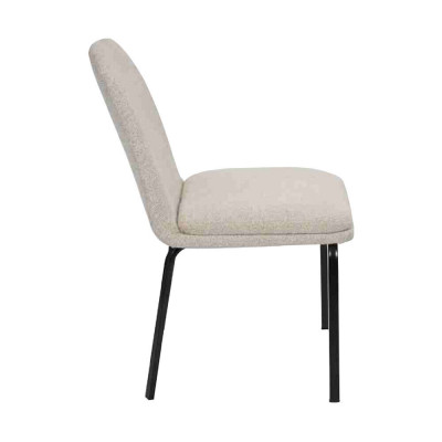 Garnitur Metall Lehn Polster Wäiss Stull Esszëmmer Textil Set 6x Sesselen Stull