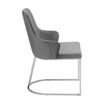 Modern Gro 6x Stull Metall Iesszëmmerstull Designer Miwwelen Luxus Still