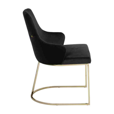 Luxus 6x Still Schwaarz Iesszëmmerstull Designer Miwwelen Modern Still Nei