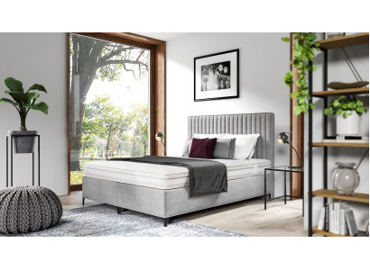 Polsterbett Schlofkummer Bett Luxus nei Design Modern Holz Ariichtung Textil