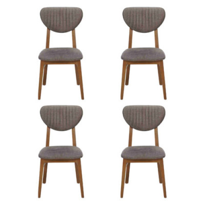 Design Stull Fauteuil Set Iesszëmmer Garnitur Polster 4x Still Design