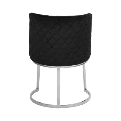 Schwaarz Designer 4x Still mat Edelstol Féiss Modern Iesszëmmer Still