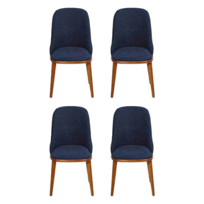 Stilvoll blo Iesszëmmerstonge Designer Holzkader Modern Kichenstull