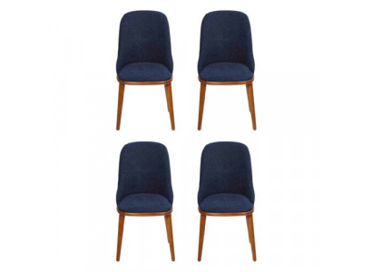 Stilvoll blo Iesszëmmerstonge Designer Holzkader Modern Kichenstull
