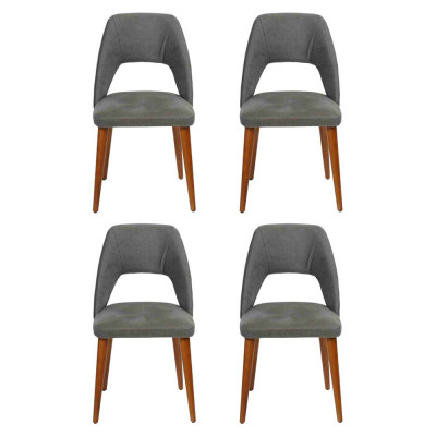 Exklusiv Polster 4er-Sëtz Set Kichen Miwwelen Designer Iesszëmmer Still