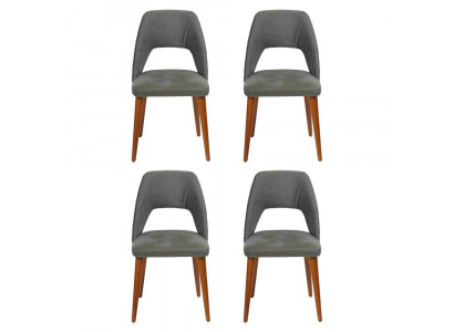 Exklusiv Polster 4er-Sëtz Set Kichen Miwwelen Designer Iesszëmmer Still
