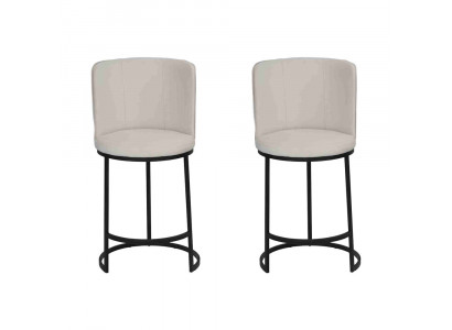 Iesszëmmer Barhocker Design 2x Bar Stull Polster Stull Modern Ariichtung