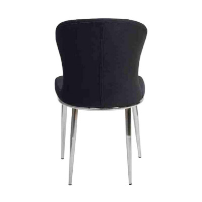 Miwwelen Schwaarz Still Iesszëmmerstull Stull Design Polster Luxus Ariichtung Neu