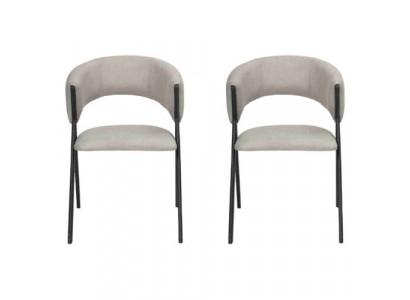 Iesszëmmer Luxus Designer Stil Modern 2x Still Gepolsterten Sëtz Ariichtung Nei