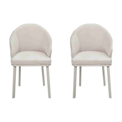 Modern Iesszëmmer Wäiss 2x Still Designer Kichen Polster Sëtz Miwwelen