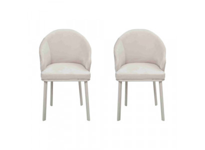 Modern Iesszëmmer Wäiss 2x Still Designer Kichen Polster Sëtz Miwwelen