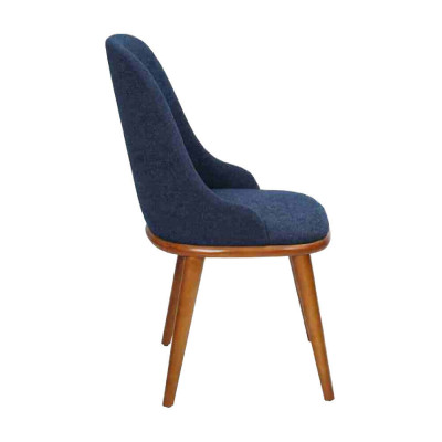 Stilvoll Blaup Esszëmmer Still Designer Ariichtung Stull-Set Miwwelen