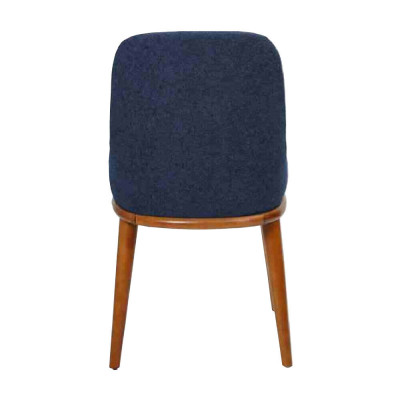Stilvoll Blaup Esszëmmer Still Designer Ariichtung Stull-Set Miwwelen
