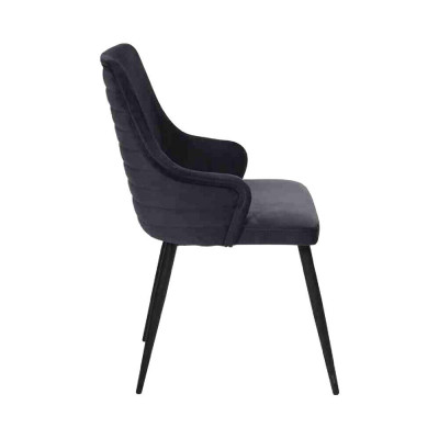 Schwaarzen Designer 2x Still Luxus Iesszëmmer Einsitzer Modern Ariichtung