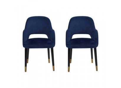 Exklusiv 2x Blo Modern Stull Kichemiwwelen Designer Holzgestell Miwwelen