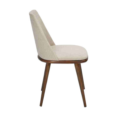 Wäissen Polsterstull Designer Kichenstull Designer Textil Eensëtzegen Nei