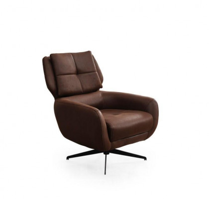 Wunnzëmmer Fauteuil Ouerfauteuil Stoffsessel Stoff Braun Seets 1-Seeter