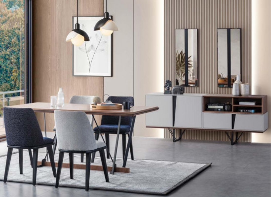 Luxus Anrichte Sideboard Schaf Kommode Holzschaf Holz Wäiss