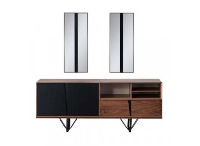 Holzschaf Kommode Sideboard Schaf Anrichte Braun Holz Iesszëmmer