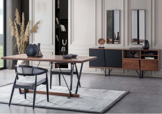 Holzschaf Kommode Sideboard Schaf Anrichte Braun Holz Iesszëmmer