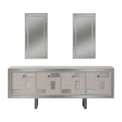 Wäiss Buffee Sideboard Schaf Kommode Holzschaf Holz Iesszëmmer