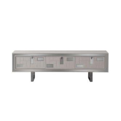 Sideboard TV Ständer RTV Lowboard Wunnwand Holz Wäiss Miwwele Wunnzëmmer