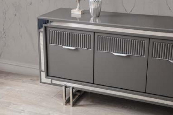 Holzschaf Anrichte Sideboard Gri Schaf Kommode Holz Iesszëmmer