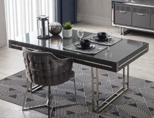 Modernen Iesszëmmerdësch Iessdësch Dësch Iesszëmmer Miwwelen Holz Gro