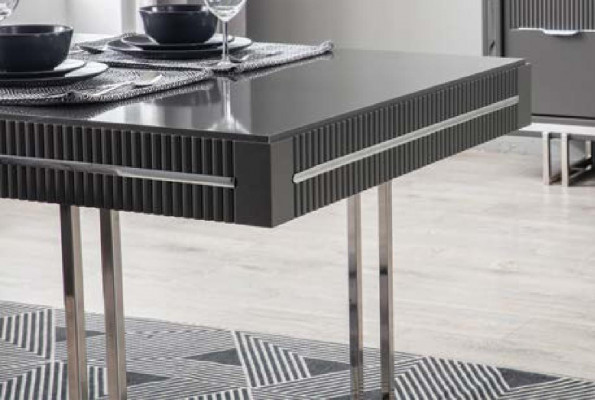 Modernen Iesszëmmerdësch Iessdësch Dësch Iesszëmmer Miwwelen Holz Gro