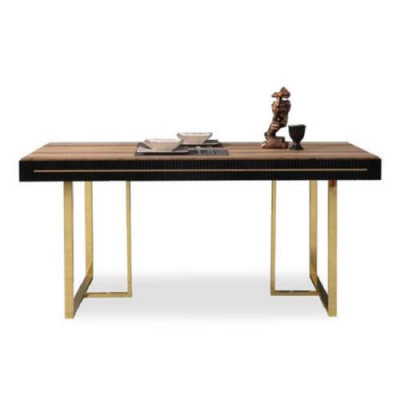 Holz Dësch Iesszëmmerdësch Iessdësch Dësch Iesszëmmer Iesseck Holz Braun