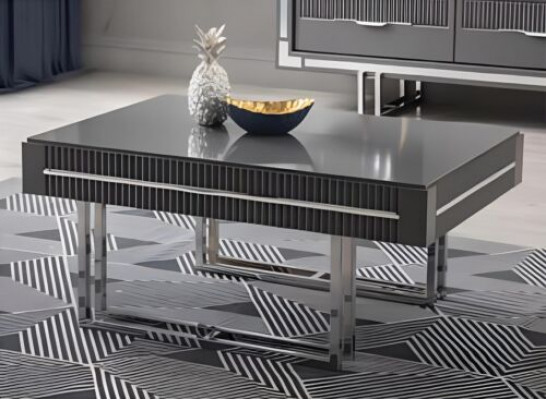 Canapéistaffel Kaffisdësch Lounge Dësch Niewendësch Holz Gro Dësch Modern