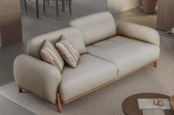 Wäissen Chesterfield 3-Platze Luxus Wunnzëmmer Miwwel Polster Canapéen
