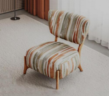 Textilsallong 1 Plaz Sofa Polster Méifarweg Sallong Luxus Modern nei