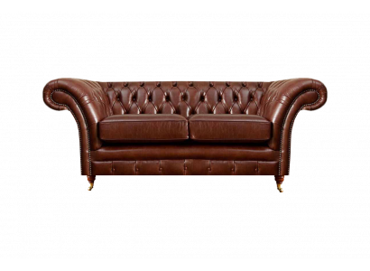 Chesterfield Sofa Zweesëtzer Canapé Wunnzëmmer Polsterméibel Nei Ariichtung