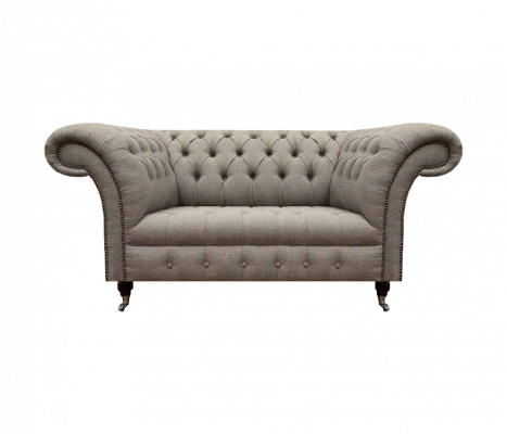 Luxus Chesterfield Sofa Couch Zwéiesëtzeger Wunnzëmmer Polstermébel Textil