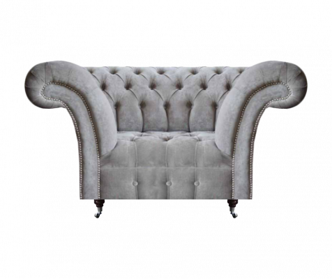 Luxe Gëpolsterten Aarmsëtz Wunnzëmmer Polstermöbel Neie Schwaarze Fautteuil Chesterfield