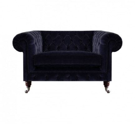 Wunnzëmmer Fotell Polster Sëtz Luxus Textil Chesterfield Neie Miwwelstéck