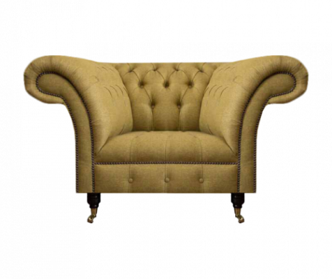 Fotell Textil Ariichtung Luxus Polsterfotell Chesterfield Wunnzëmmer Nei