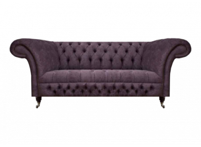 Chesterfield Sofa Zweesëtzer Wunnzëmmer Canapé Luxus Polster Stoff Textil