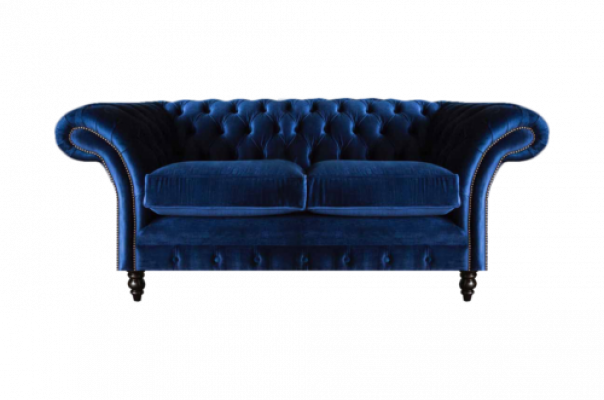 Wunnzëmmer Sofas Canapé Zwésëtzer Ariichtung Blo Chesterfield Nei