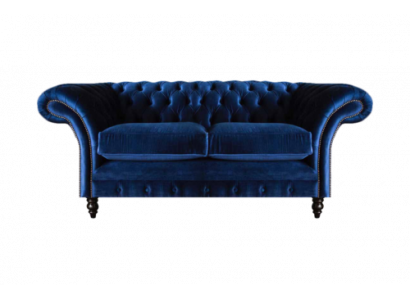 Wunnzëmmer Sofas Canapé Zwésëtzer Ariichtung Blo Chesterfield Nei