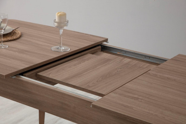 Modern Iesszëmmer Set aus Iessdësch+4x Stull+TV Lowboard+Anrichte 7tlg.