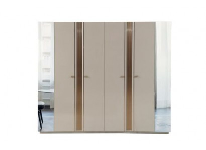 Design Kleederschaf Beige Holz Schaf Kannerzëmmer 6-Dier Neieschaft