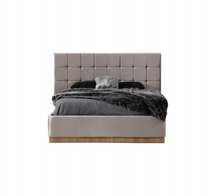 Bettframe Bett 180 x 200 cm Bett Schlofkummer Bettrahmen Hell Holz