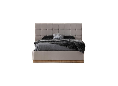 Bettframe Bett 180 x 200 cm Bett Schlofkummer Bettrahmen Hell Holz