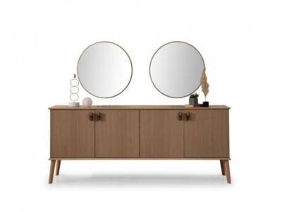 Buffet Luxus Iesszëmmer Nei Holz Ariichtung Modern Design Miwwelen