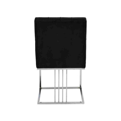 Schwaarze Léngstull Designer 2x Stullë Iesszëmmer Miwwelen Iessstullë Edelstolstull